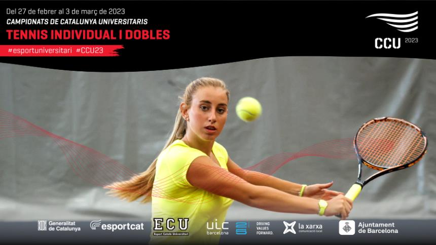 Ja et pots inscriure al CCU23 de Tennis!